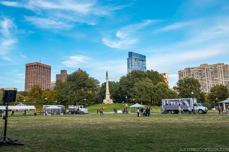 Soldiers and Sailors Monument at Boston Common