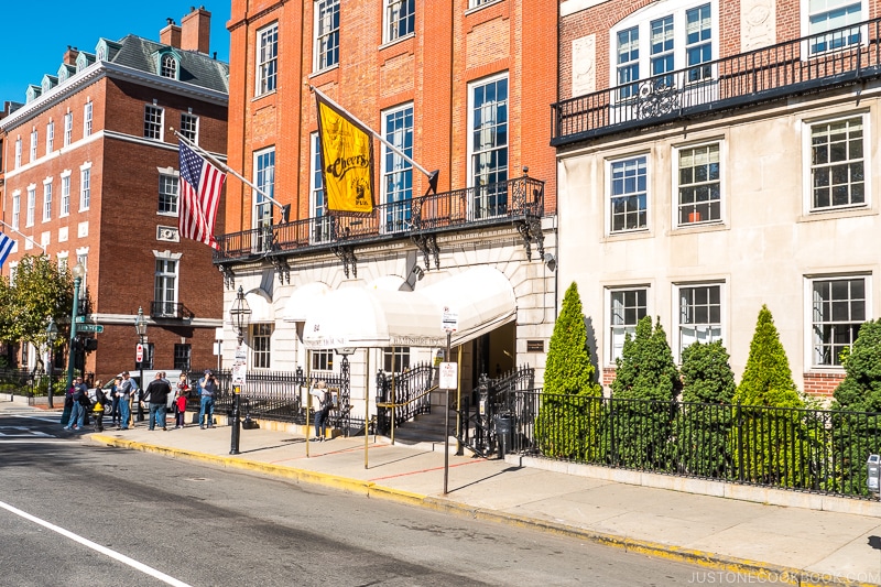 exterior of Cheers bar in Boston