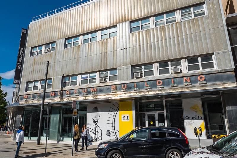 exterior of MIT Museun