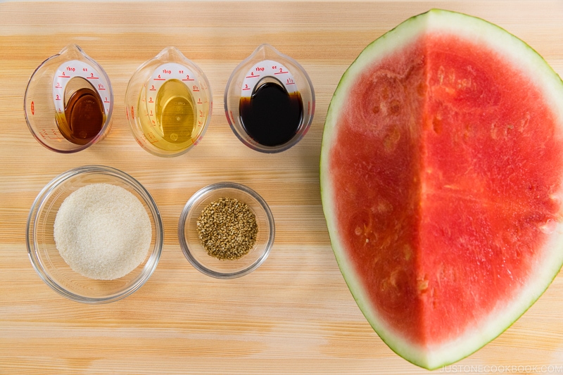 Pickled Watermelon Rind Ingredients