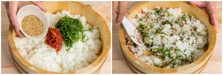 Shiso Rice Ume Shiso Rice (Mazegohan) 梅しそ混ぜご飯 • Just One Cookbook