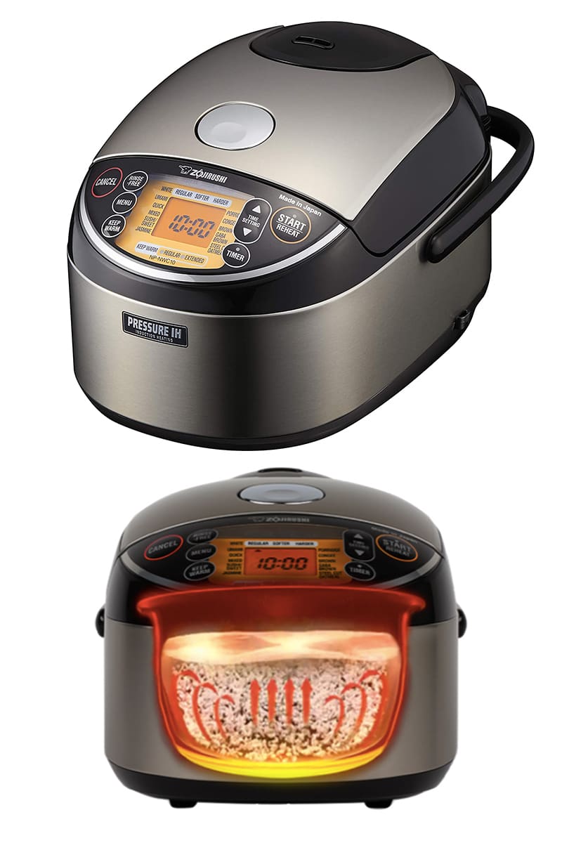  5.5 cups Zojirushi Pressure Induction Heating Rice Cooker & Warmer