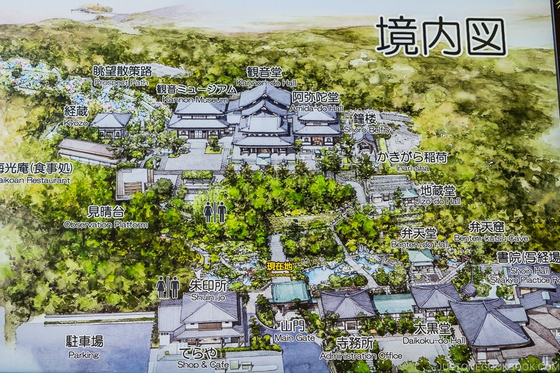 map of Hasedera