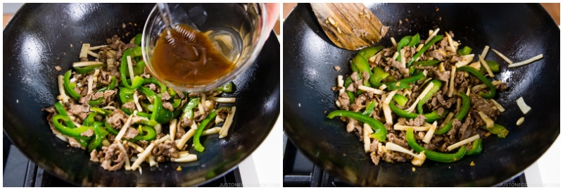 Beef and Green Pepper Stir Fry 15