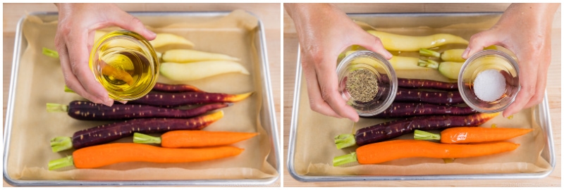 Maple and Miso Glazed Roasted Carrots 2