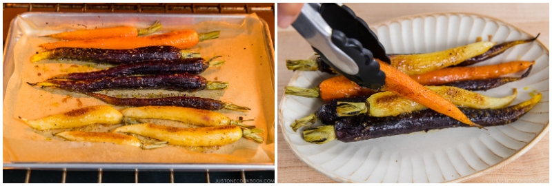 Maple and Miso Glazed Roasted Carrots 7