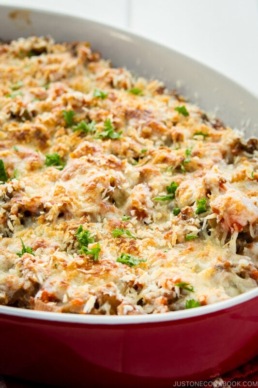 Meat Doria (Rice Gratin) ミートドリア • Just One Cookbook