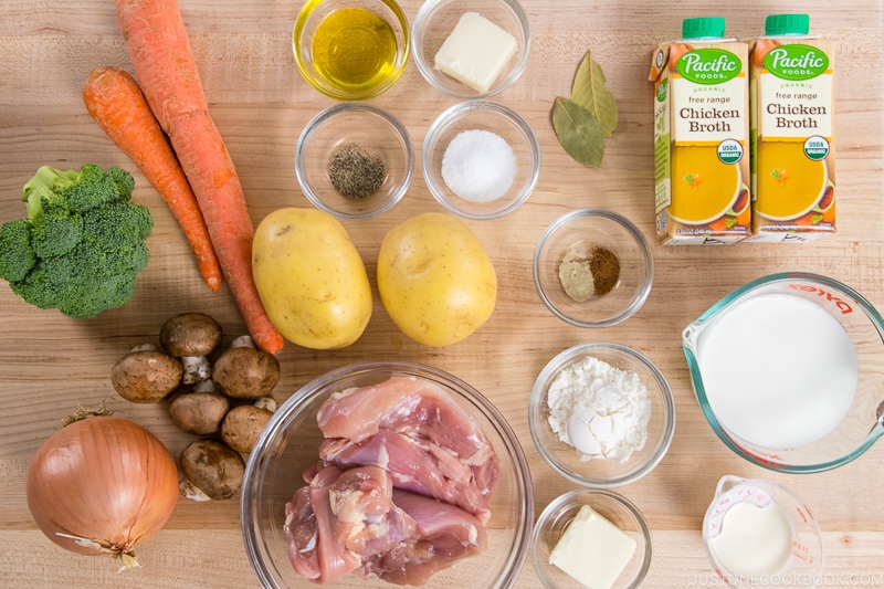 Japanese Cream Stew Ingredients