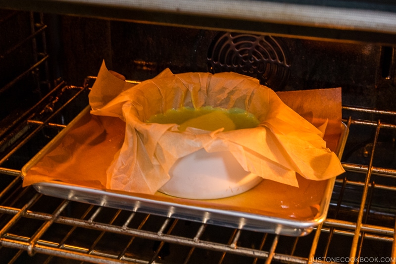 Matcha Basque Burnt Cheesecake-step by step-60