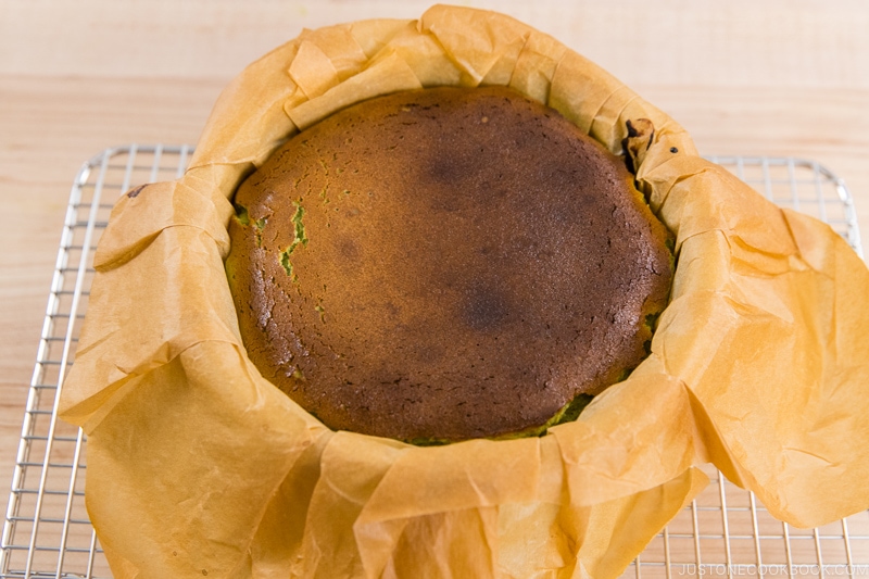 Matcha Basque Burnt Cheesecake-step by step-62