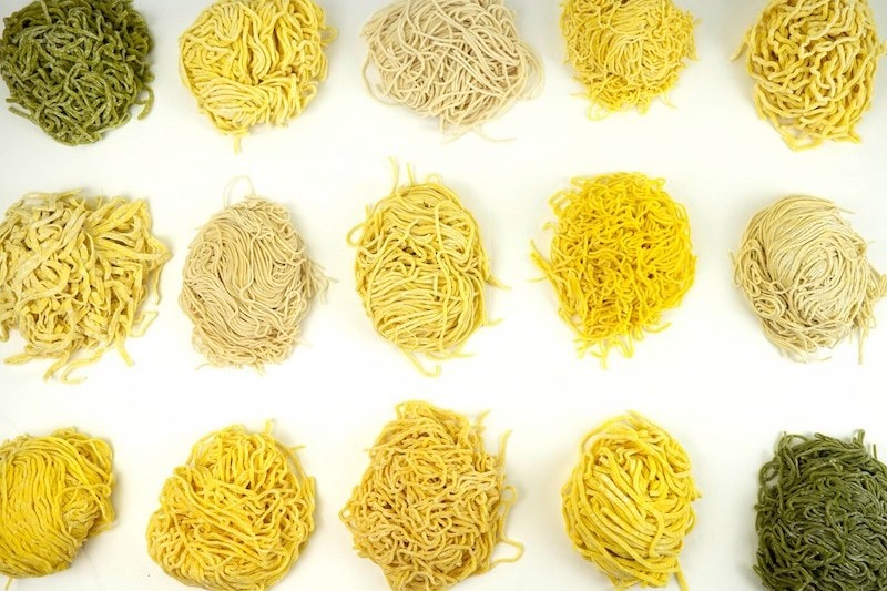different styles and types of ramen