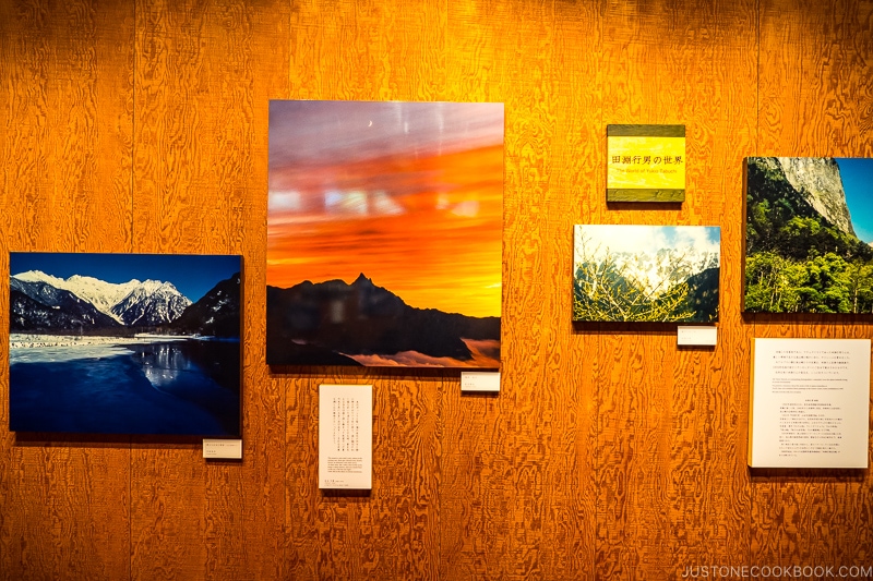 photograph of Kamikochi hanging on a wall