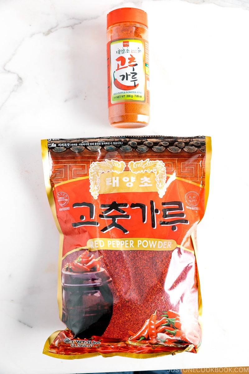 Gochugaru Korean Red Pepper Chilli Flakes Powder for Kimchi