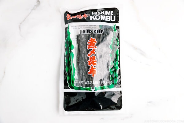 Nishime Kombu in a package