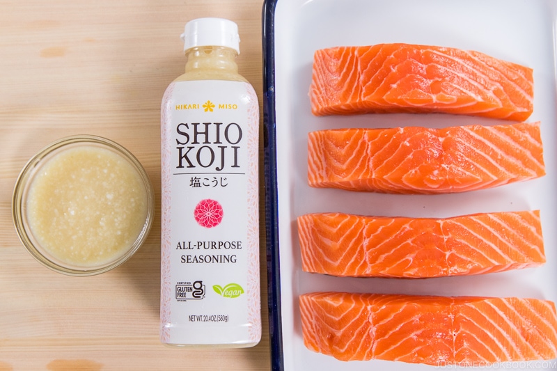 Shio Koji Salmon Ingredients