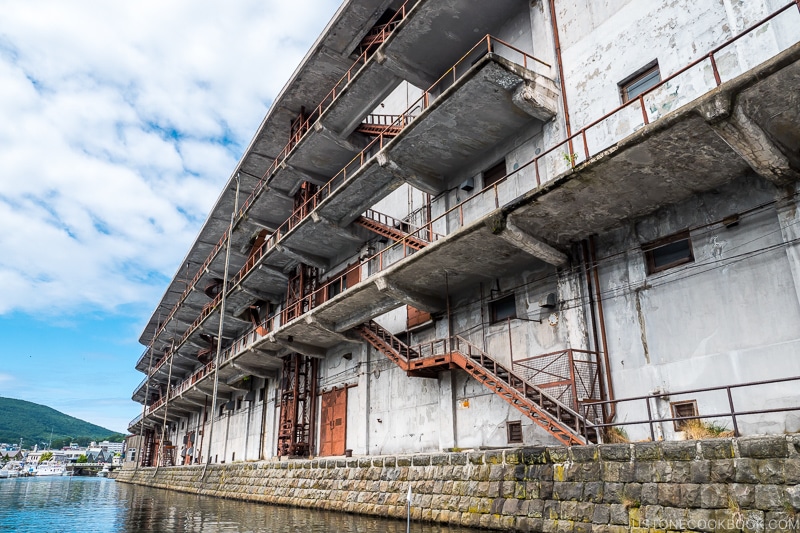 old factory next to Otaru Canal