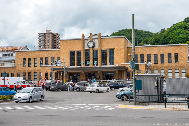 exterior of Otaru train station