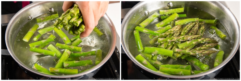 Asparagus with Miso Dressing 4