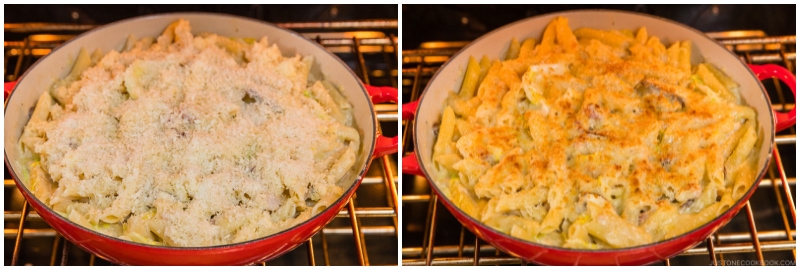 Creamy Napa Cabbage and Bacon Pasta 16