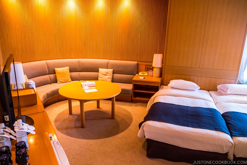 view of a hotel room seating area at New Furano Prince Hotel