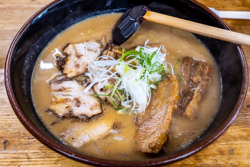 bowl of ramen with chashu