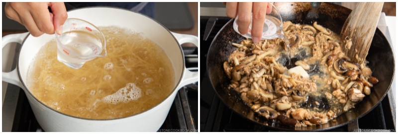 Japanese-Style Tuna Mushroom Pasta 11