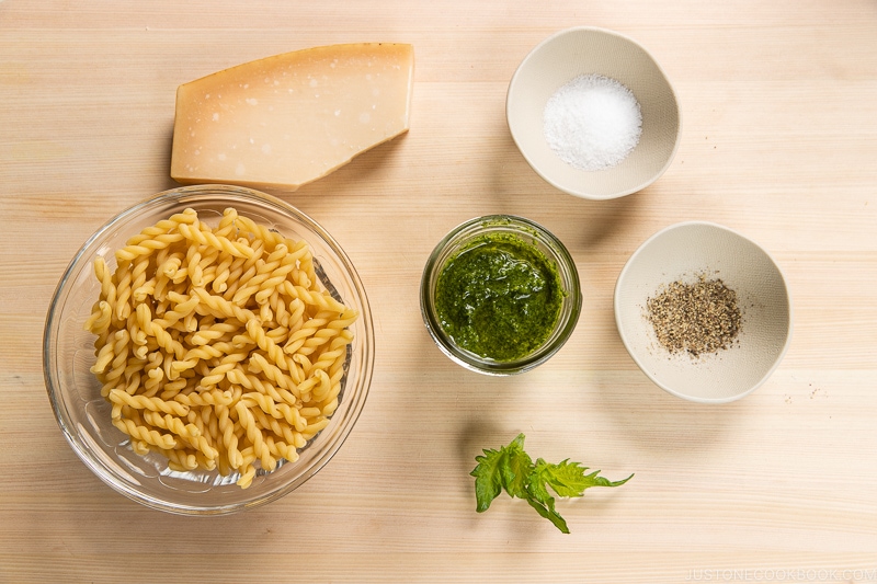 Shiso Pesto Pasta Ingredients