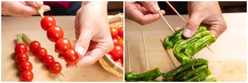 Yakitori Style Grilled Vegetables 10