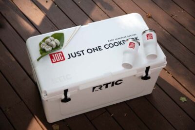 RTIC Cooler with JOC logo on the deck