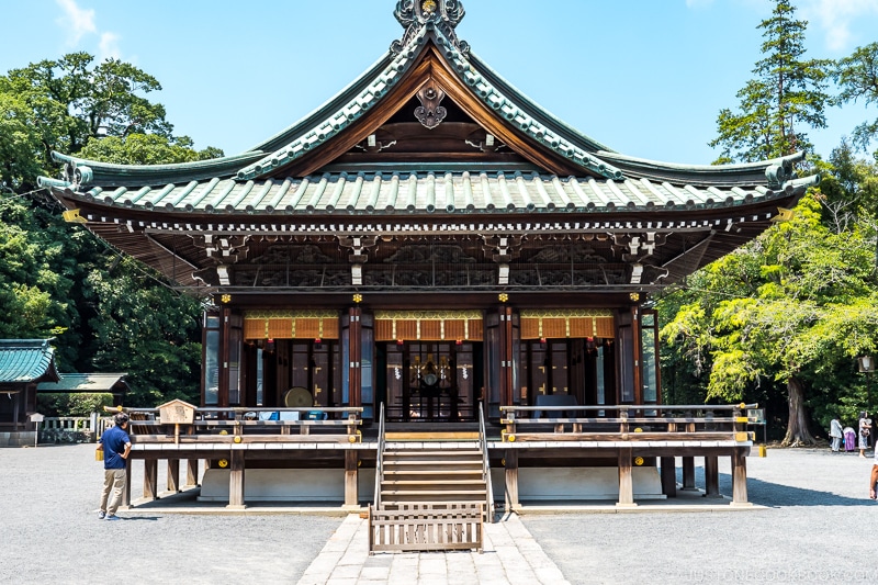 Dance stage at the shrine