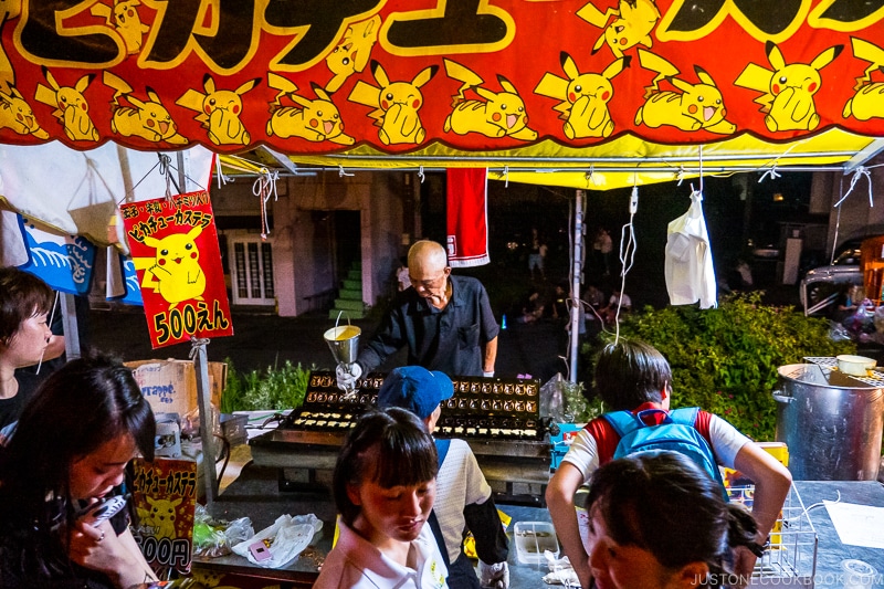 snack stand at a festival