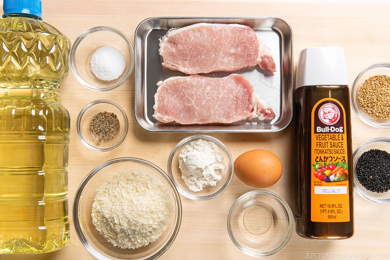 Tonkatsu Ingredients