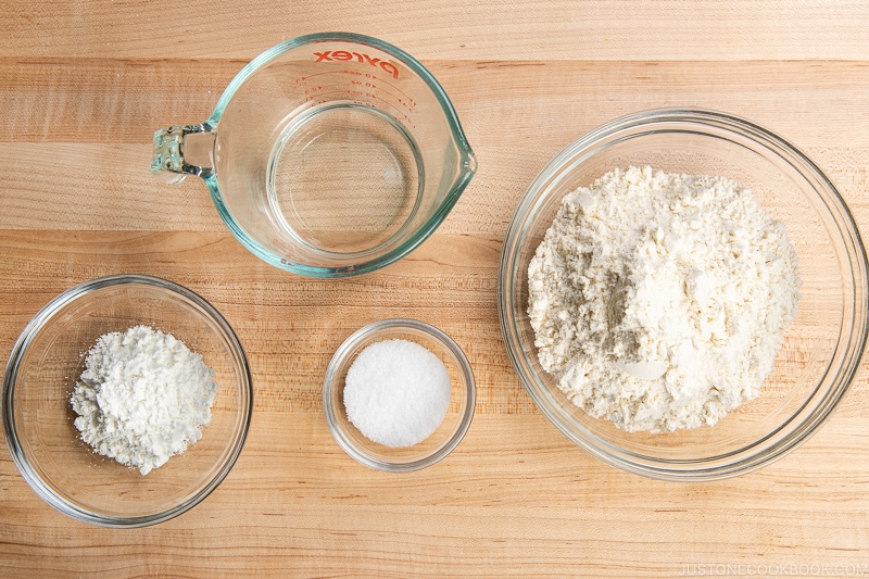 Homemade Udon Noodles Ingredients