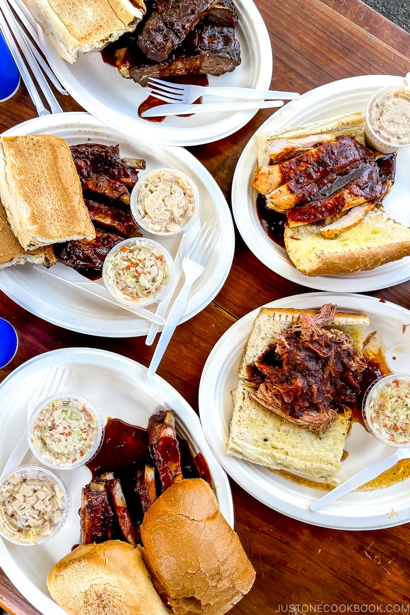 bbq entrees from Buster's Original Southern BBQ