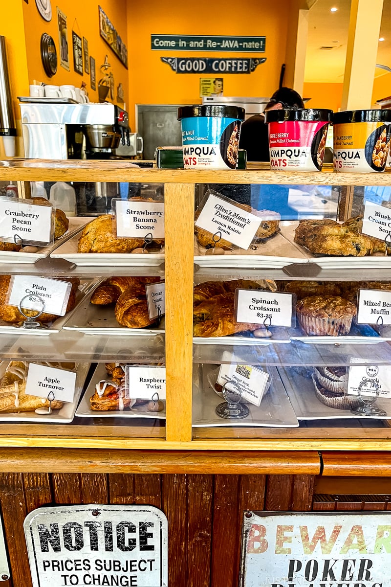 pastries at Calistoga Roastery