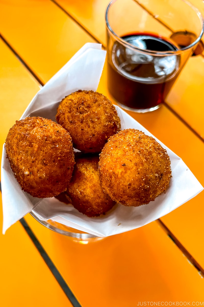 Patatas Bravas fried potatoes