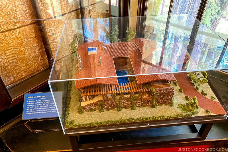 scale model of The Wolf House