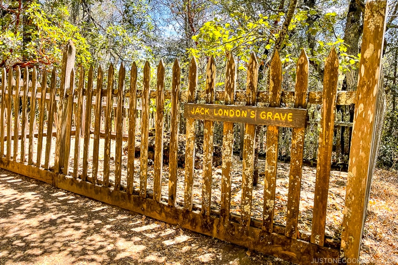 Jack London's grave