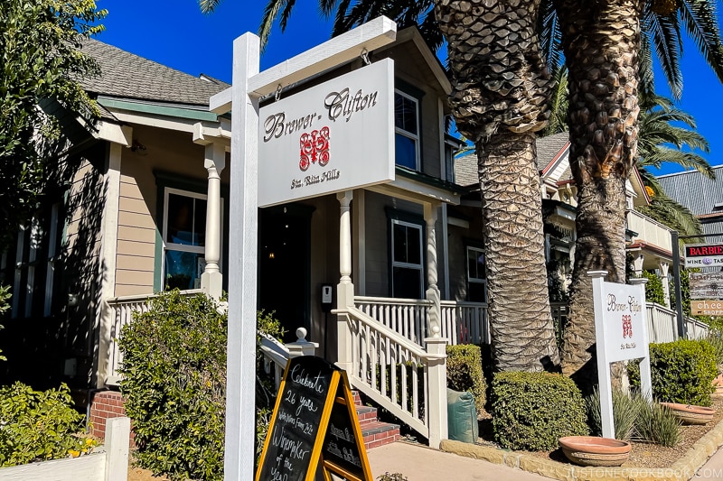 exterior of Brewer-Clifton Tasting Room