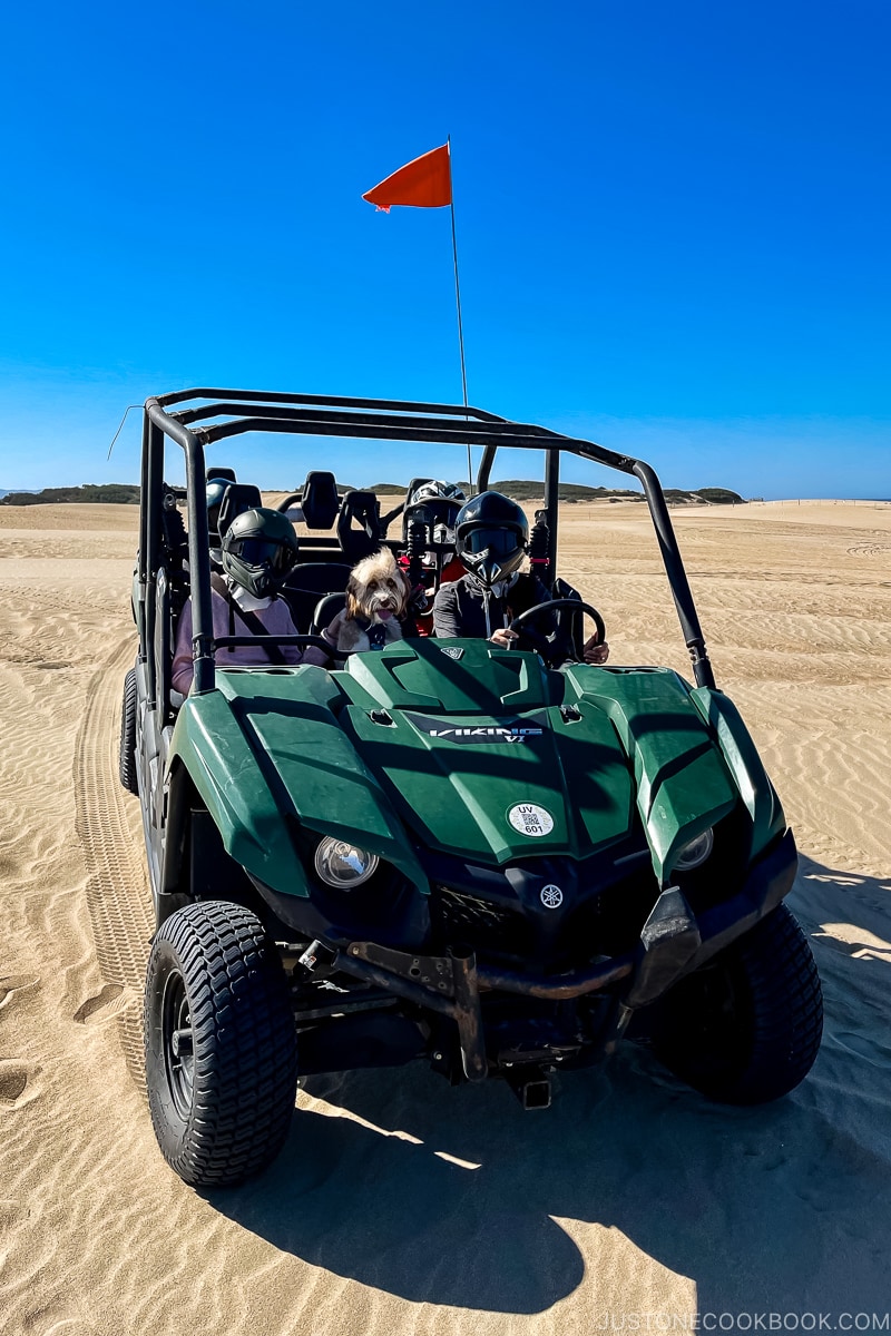 ATV on Pismo Beach with passengers