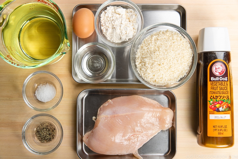 Chicken Katsu Ingredients