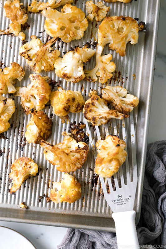 Roasted Miso Garlic Cauliflower • Just One Cookbook
