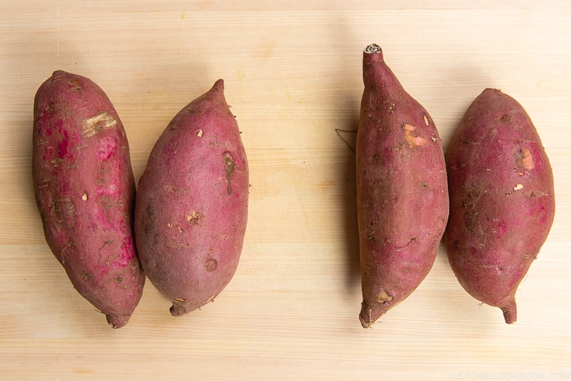 Baked Japanese Sweet Potatoes Ingredients