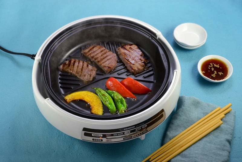 Zojirushi Gourmet d’Expert® Electric Skillet for indoor grill such as yakiniku and teppanyaki