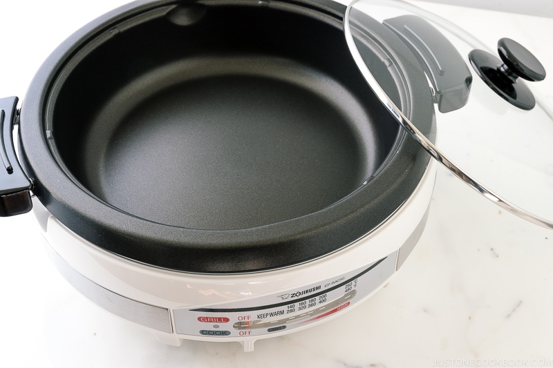 Zojirushi Electric Skillet Hot Pot Giveaway (US & Canada Only) (CLOSED) •  Just One Cookbook