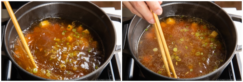 Japanese Glass Noodle Soup (Harusame Soup) 10