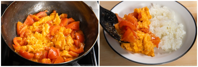 Stir Fried Tomatoes and Eggs 9