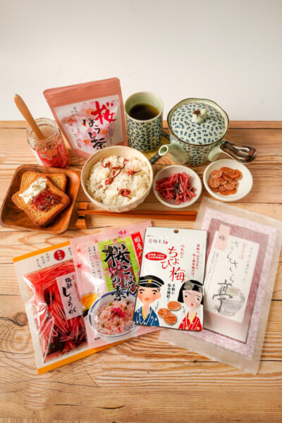Sakura and Ume flavored food products from Kokoro Care