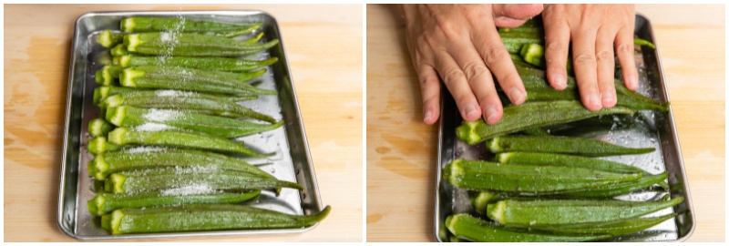 Okra with Ginger Soy Sauce 2