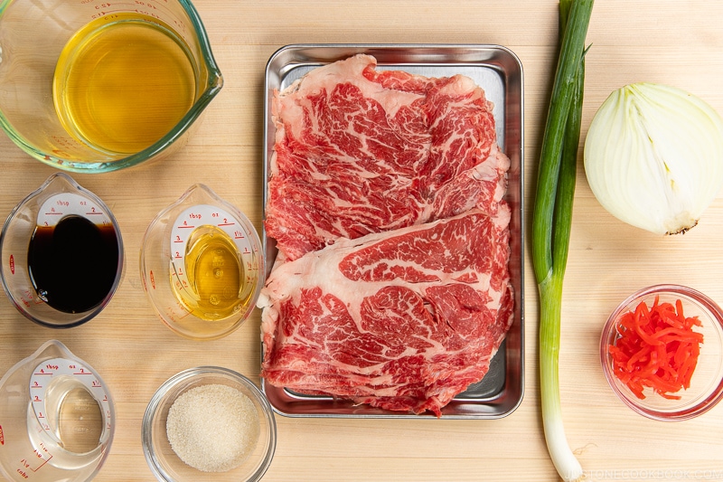 Gyudon Ingredients